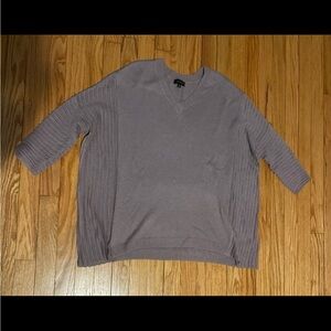 The Limited Mauve Pink 3/4 Sleeve Sweater